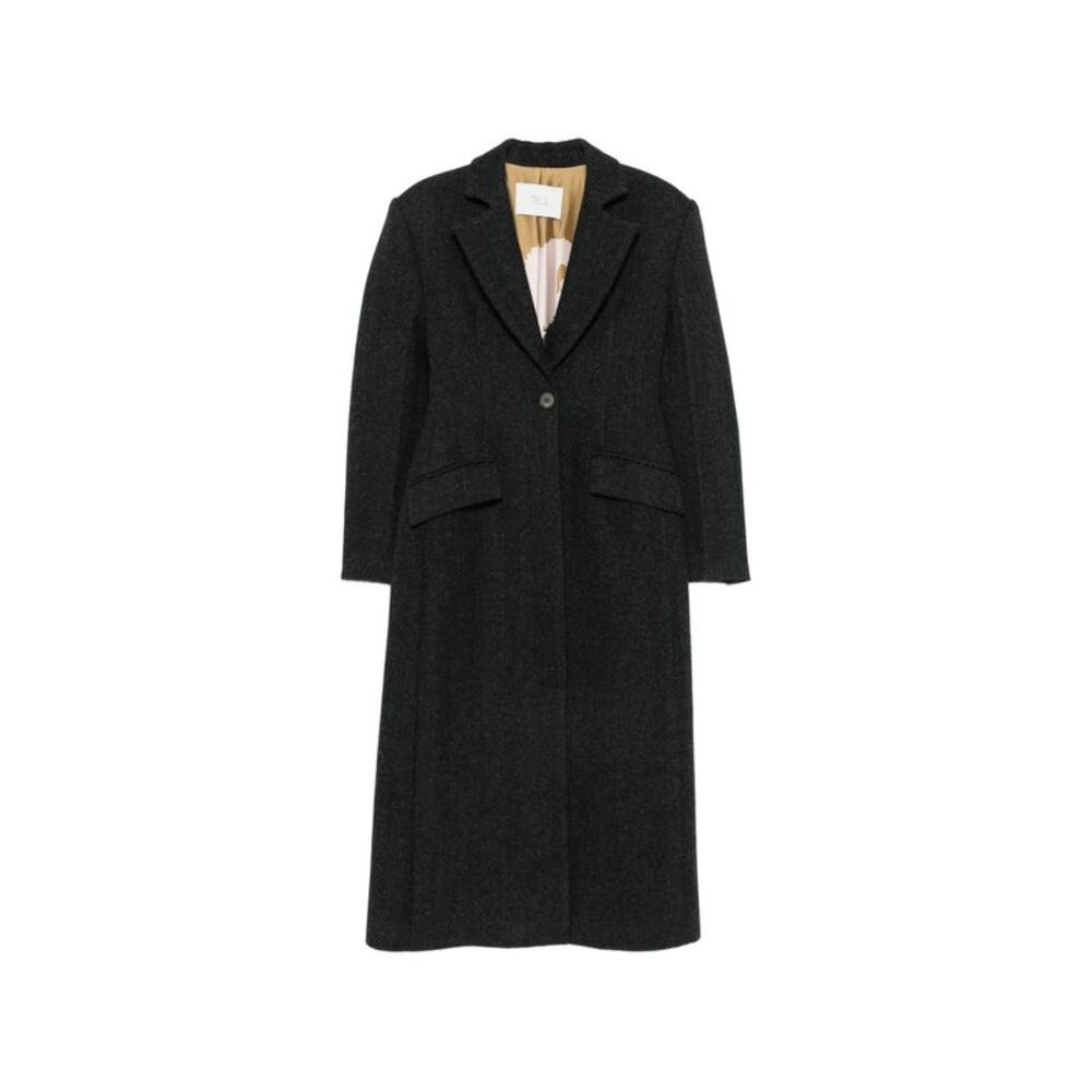 Tela Grey Coats - Single Breasted Coats Women